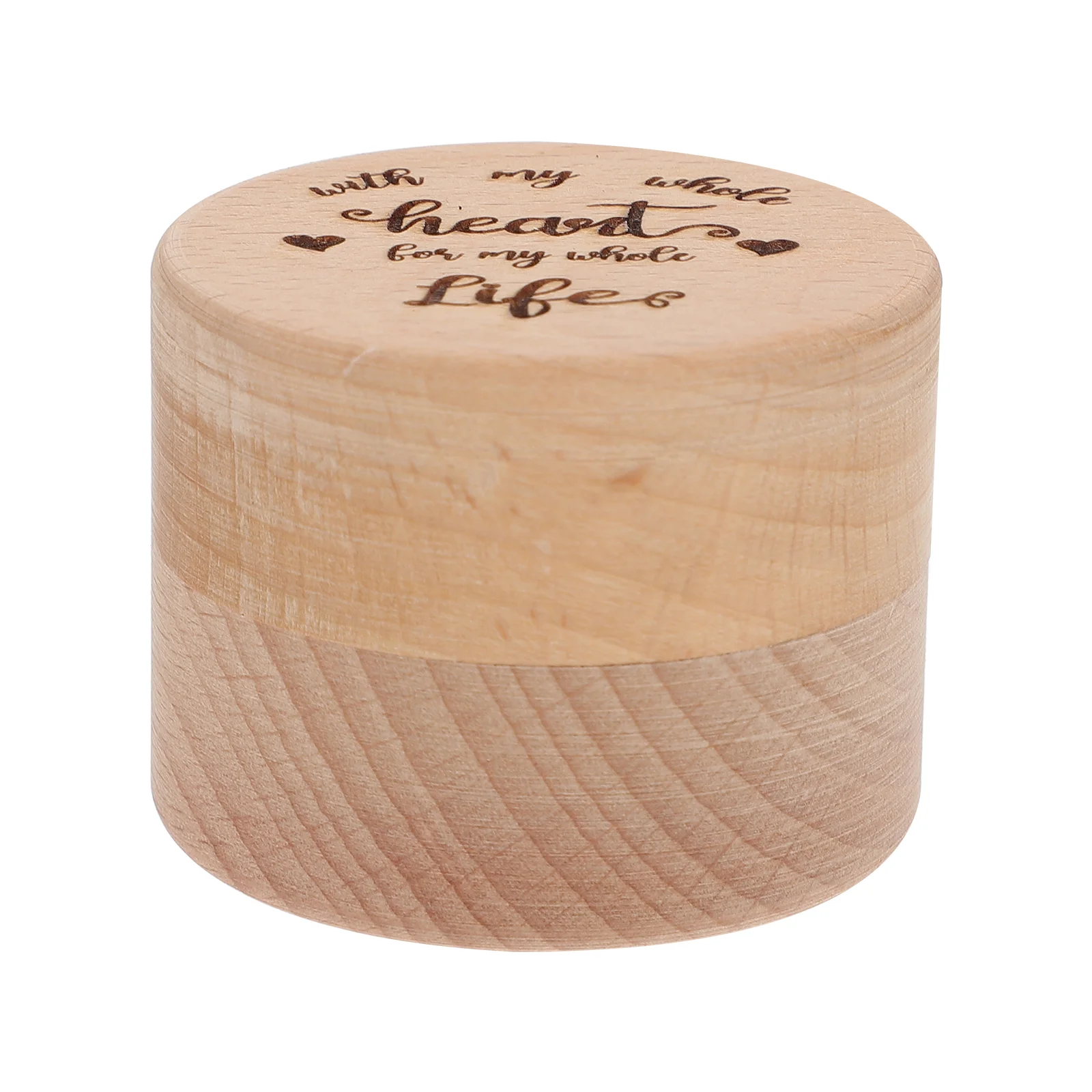 

Wedding Ring Box Wooden Ring Holder Engagement Ring Holder for Valentines