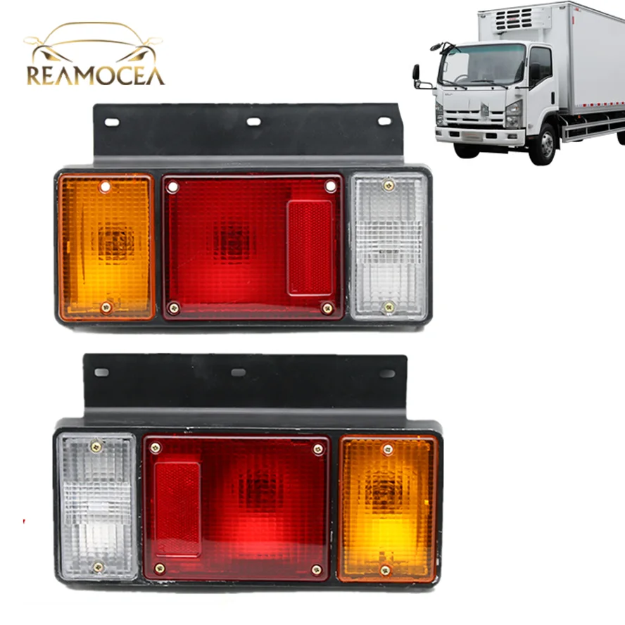 

Reamocea 1 шт. задний бампер грузовика, задний стоп-сигнал, стоп-сигнал, 12 В/24 В, автоаксессуары для ISUZU 100 P/600 P/700 P