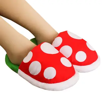 Piranha Plant Slippers Innovative Cosplay Piranha Plants Plush Funny Slippers Pipe Pot Holder Funny Gifts For Teens 1