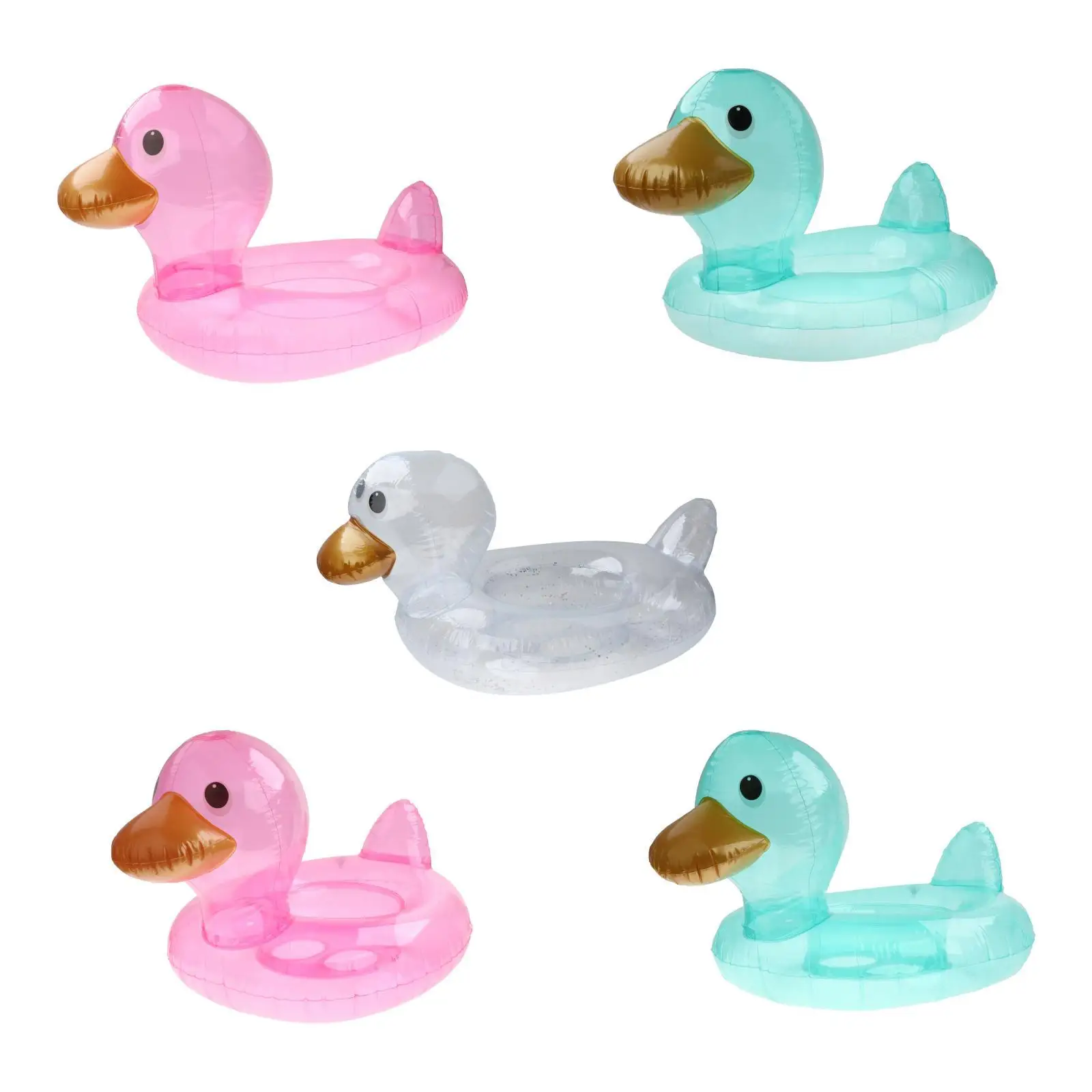 

Swimming Float Ring Inflatable Flexible Toys for Water Babies Beach Children