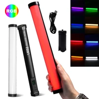 32 6cm handheld rgb light tube led video photography light stick rechargeable 2500 9000k with magnet for vlog live streaming