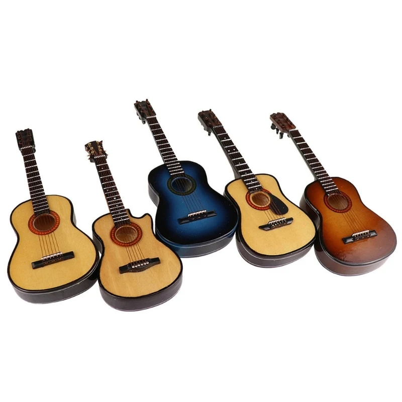 

Newborn Photography Prop Antique Mini Guitar for Baby Photoshoots Musical Tool