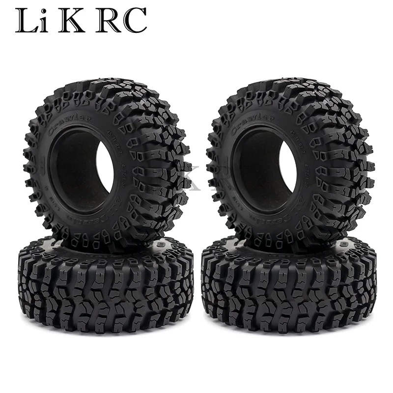 

4 шт. 125 мм резиновые шины 2,2 дюйма колесные шины для 1/10 Axial Wraith 90048 RR10 0 Trx4 Defender Trx6 RC гусеничные автомобильные запчасти