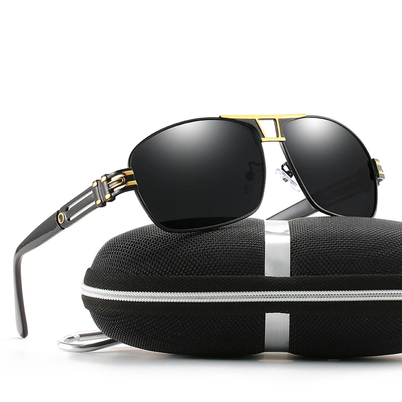 

Классические поляризованные очки мужские солнцезащитные очки для вождения в металлической оправе Винтажные Солнцезащитные очки-авиаторы брендовые технические очки мужские солнцезащитные очки