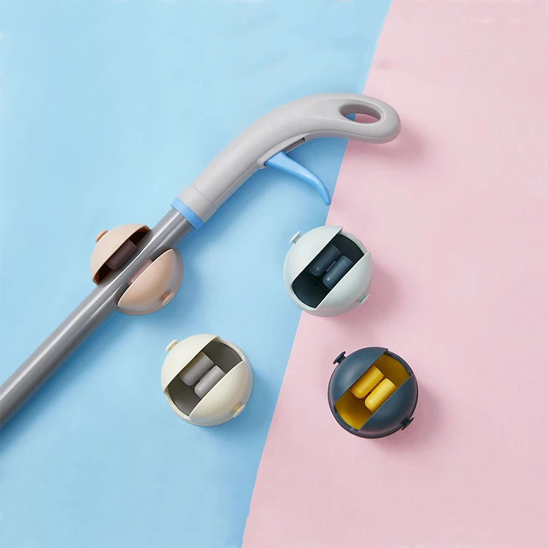 

Мощный самоклеящийся крючок для швабры, бесшовный держатель для швабры, крючок для хранения, зажим для ванной комнаты, вешалка