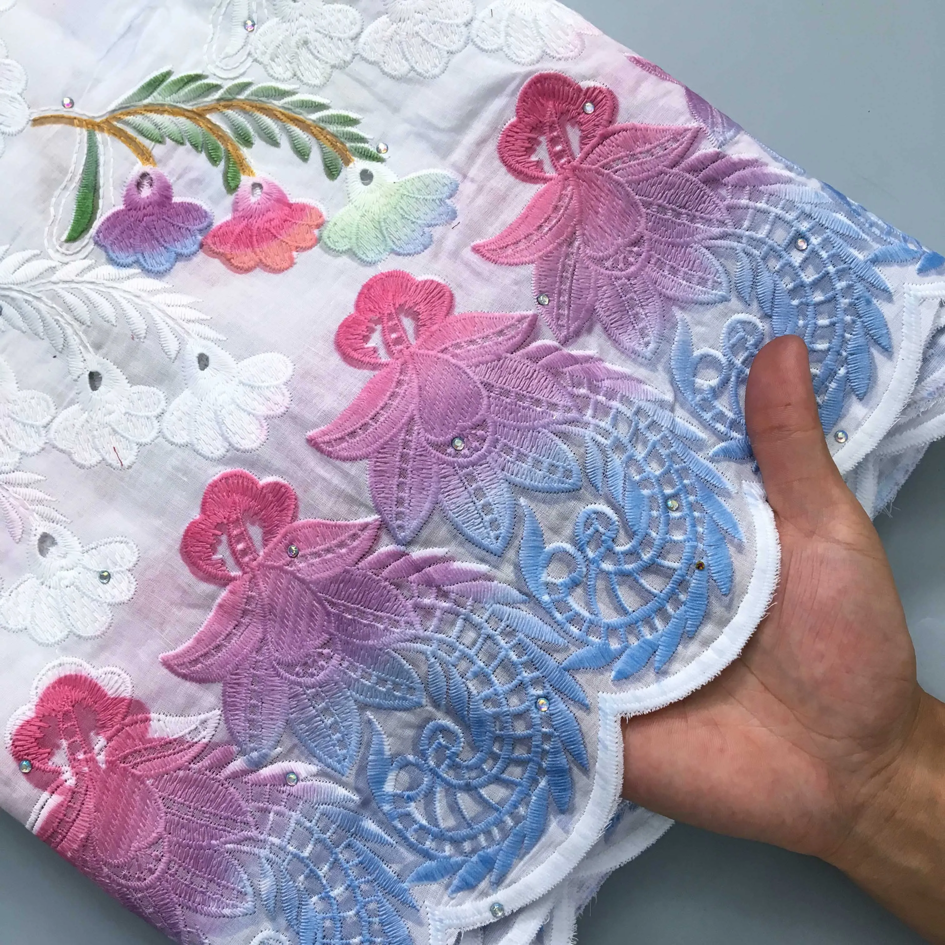 Кружевная ткань SJD Африканское женское платье 2024 высококачественное нигерийское