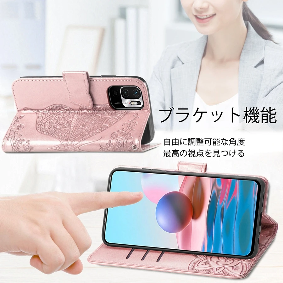 Wallet Flip Leather Case For Xiaomi Redmi 12C 10 10C 9 9A 9C 9T Note 12 Pro 11S 11 Pro 10 Pro 9 Pro Embossed Leather Case Cover