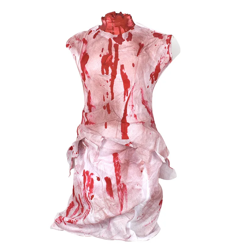 

Haunted House Decoration Headless Corpse Ghost Bloody Dead Body Torso Simulation Prank Props Halloween Party Horror Ornaments