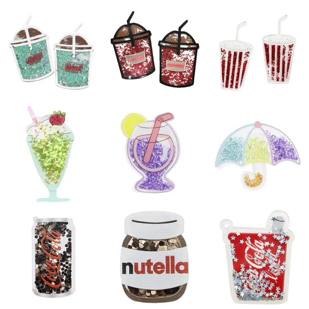 

5 шт., прозрачный шейкер для телефона с блестками, 5Yc22715