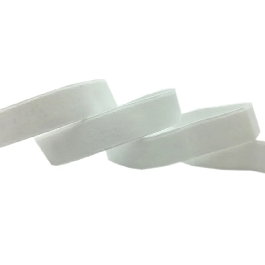 

2Yard 33mm 50mm White Stretch Elastic Velvet Ribbon Single Face Velour Webbing for Headband Apparel Sewing Accessories
