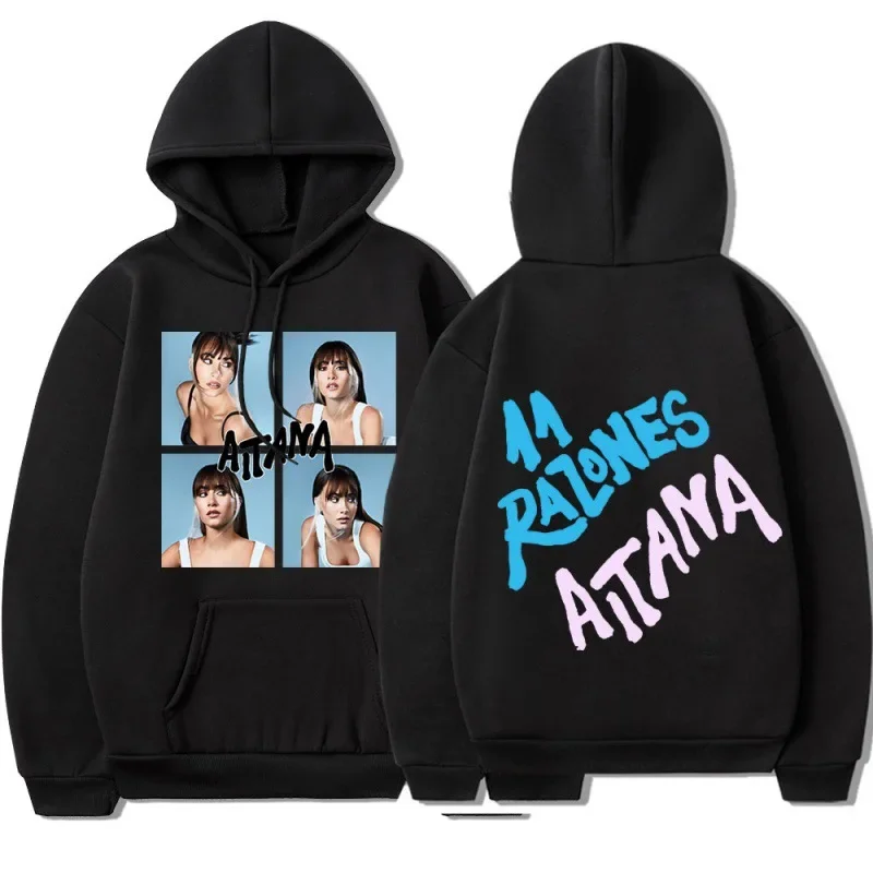 Singer Aitana Ocana Printed Hoodie Sweatshirt Autumn/Winter Men's and Women's Fashion Long Sleeve Street Clothing