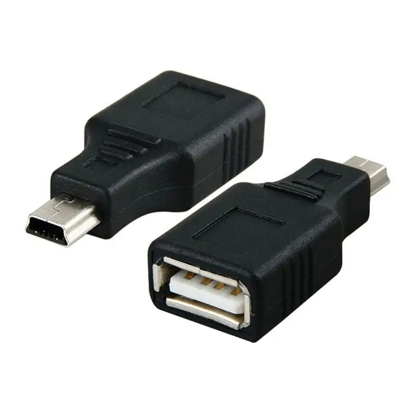 Переходник Mini USB (штекер)/USB (гнездо) поддержка OTG для передачи и синхронизации