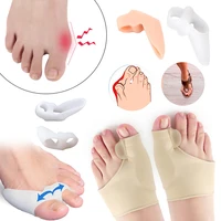 silicone toes separator bunion bone ectropion adjuster toes outer appliance foot care hallux valgus corrector bunion orthotics