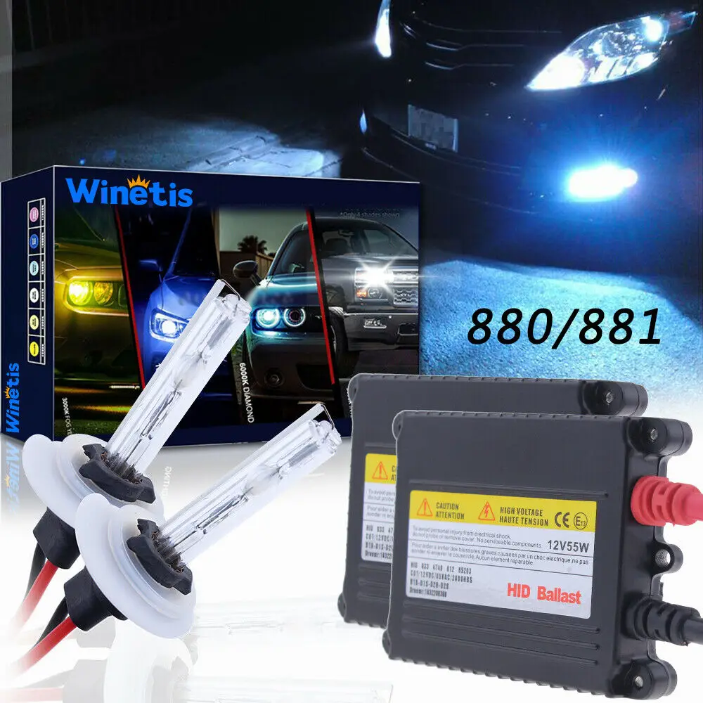 

55W 880/889 Hid Fog Light For Nissan Titan 2004-2015 Frontier 2003-2004 8000K