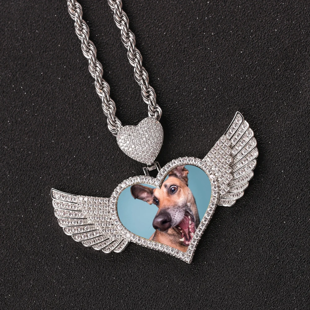 Цепочка с подвеской в стиле хип-хоп Ювелирное Украшение кулоном виде сердца