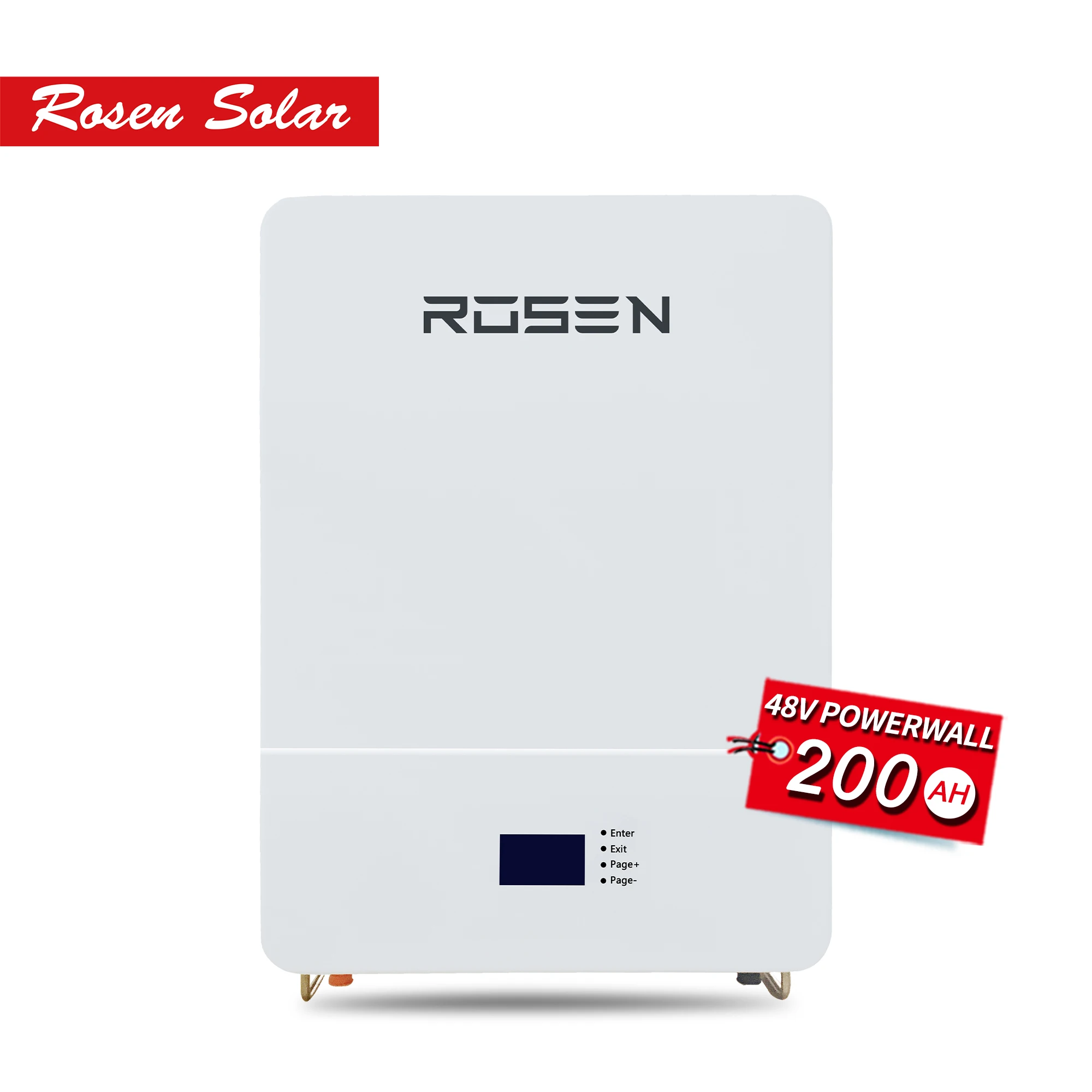 Rosen Солнечная энергия 5 кВт 10 LifePO4 батарея 48 В 200 Ач литий-ионная перезаряжаемая |