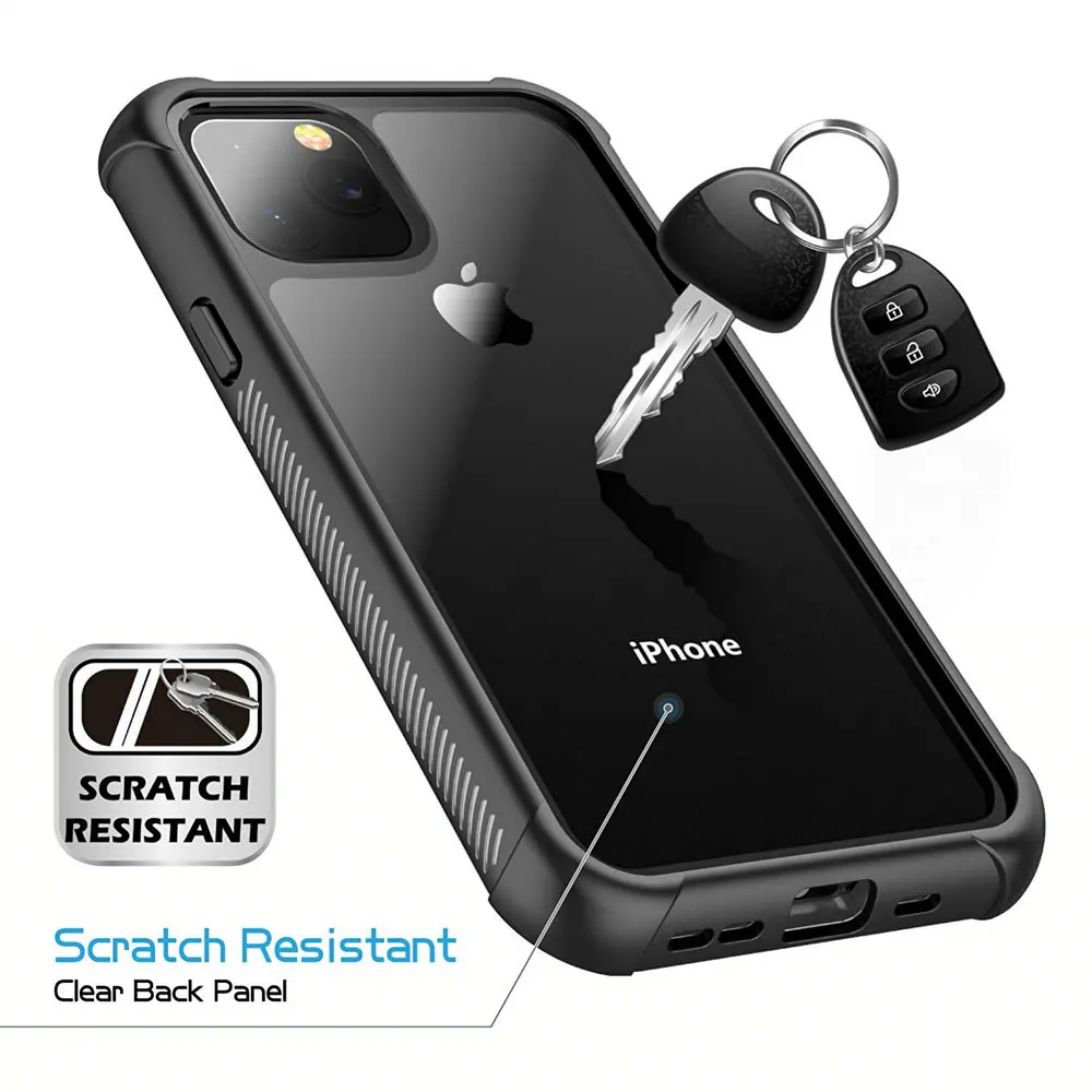 For Coque iPhone 12 Mini 11 Pro Max Case 360 Protection Crystal Back Cover for iPhone 11Pro Xr Xs Max X Shockproof Case iPhone12