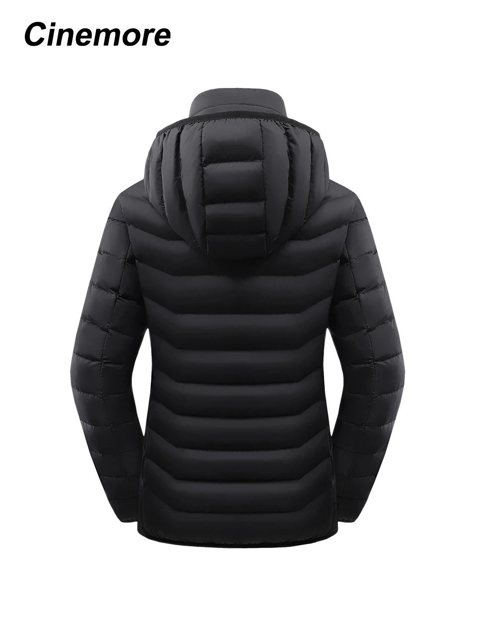 Cinemore Зимний женский термопуховый жилет Классический дизайн на молнии для