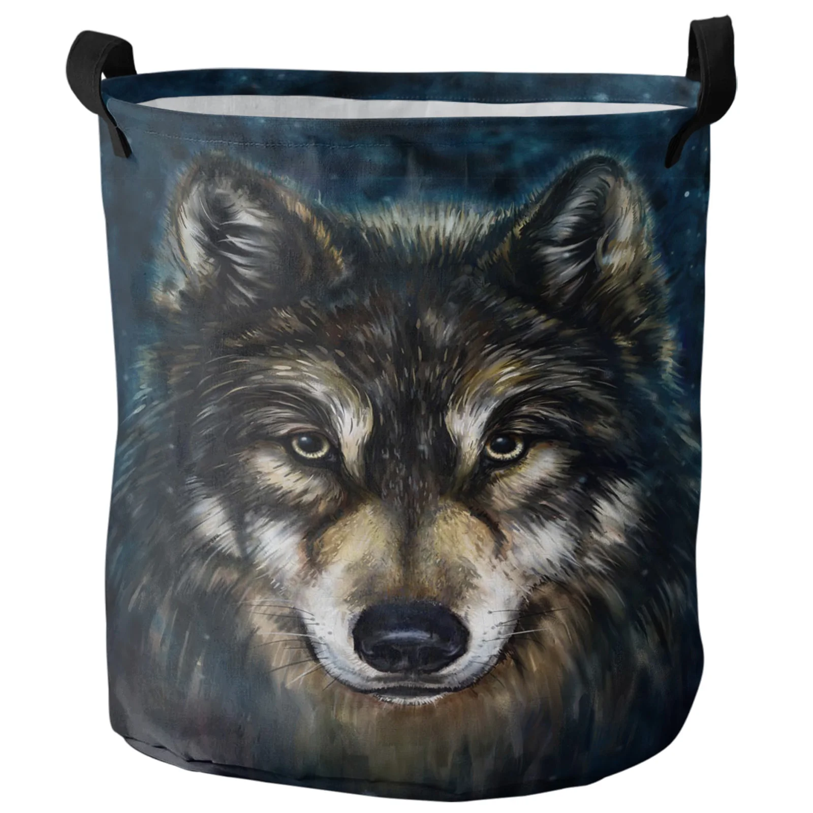 

Волк данцин художественная корзина для белья корзина для хранения игрушек Складная фотокорзина для грязной одежды корзины для организации