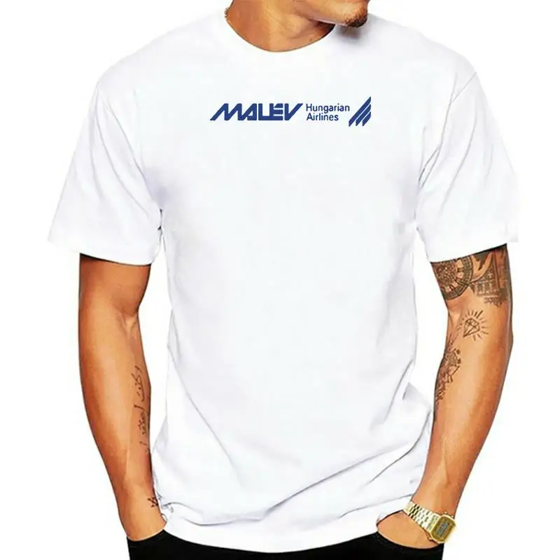 

Malev Airways Shirt S Xxxl Logo Hungarian Airlines Pilot Aviation Jet T Shirts Short Sleeve Leisure Fashion Summer 033949