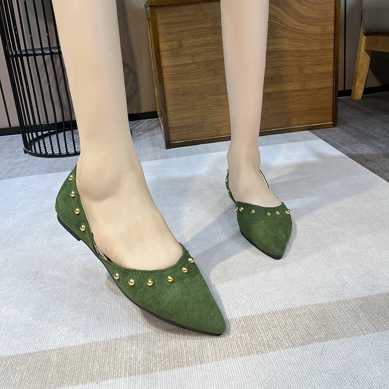 

Повседневная Классическая обувь на плоской подошве, женские весенние удобные сандалии с острым носком, женская обувь, роскошные дизайнерские женские босоножки