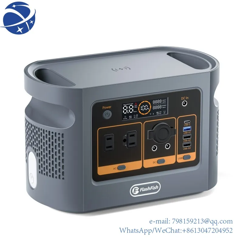 

Flashfish US Free Shipping Solar Generator Lithium Charging Battery Rechargeable 600W Portable Power Station for Outdoor