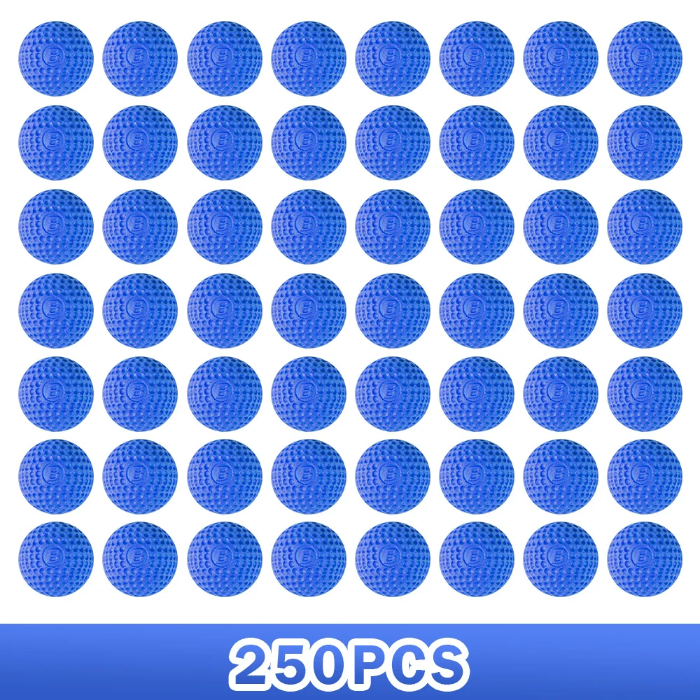 250 Шт. Разные Цвета Мячи Для Гольфа Мягкие Слои EVA Apollo Прочные Рельефные Игрушки