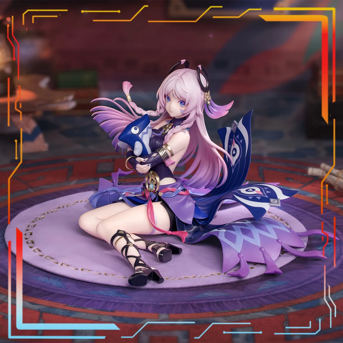 Фото Myethos Genshin Impact Citlali Obsidian Opalstar Ver 1/8, предварительно окрашенная сборная модель (гараж-кит), фигурка, высота 102 мм, оригинал №3