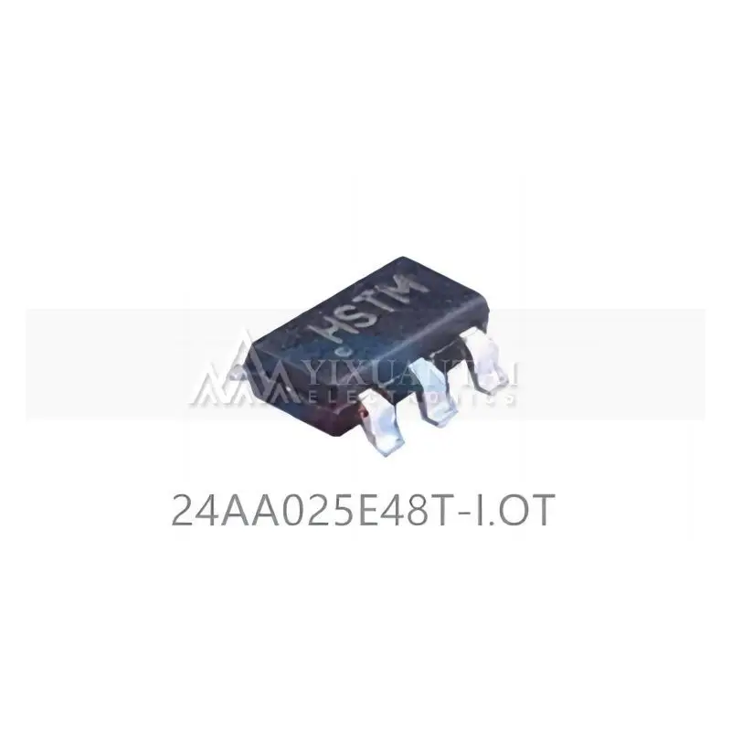 10 шт./партия 24AA025E48T-I/OT IC EEPROM 2KBIT I2C SOT23-6 Новинка