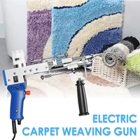 2 in 1 pink tufting gun electric carpet rug cut pile loop pile carpet weaving knitting machine gift diy knittin crochet supplie