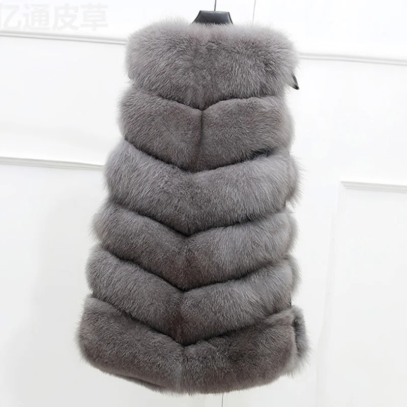 Fashion Faux Fur Coat Winter Women 2022 New V-Neck Sleeveles Jacket High Quality Solid Slim Ladies Vest Top Famale Clothing