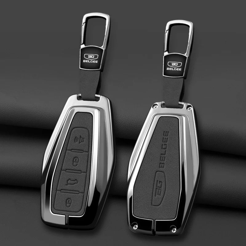 Фото Подходит для Geely BELGEE, чехол для ключей GL New Emgrand GS Vision X6 Binyue, кожаный чехол для автомобильного ключа, аксессуары из цинкового сплава, новинка. №4
