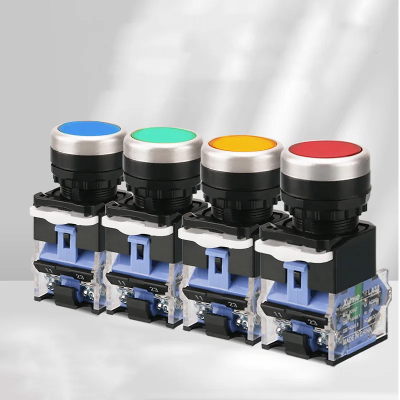 LA38-11BN 22 мм кнопочный переключатель с автоматическим сбросом старт/остановка