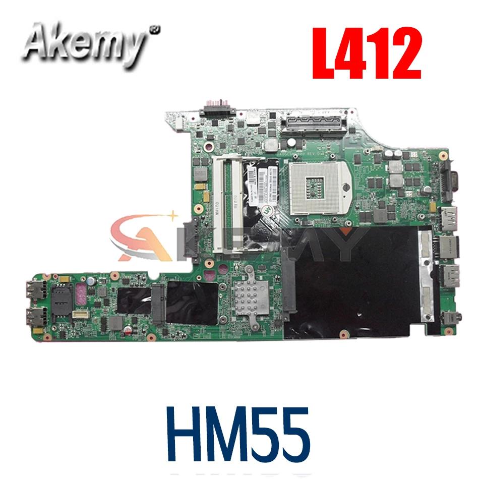 

Laptop motherboard For LENOVO Thinkpad L412 Mainboard DA0GC9MB8D0 75Y4002 HM55