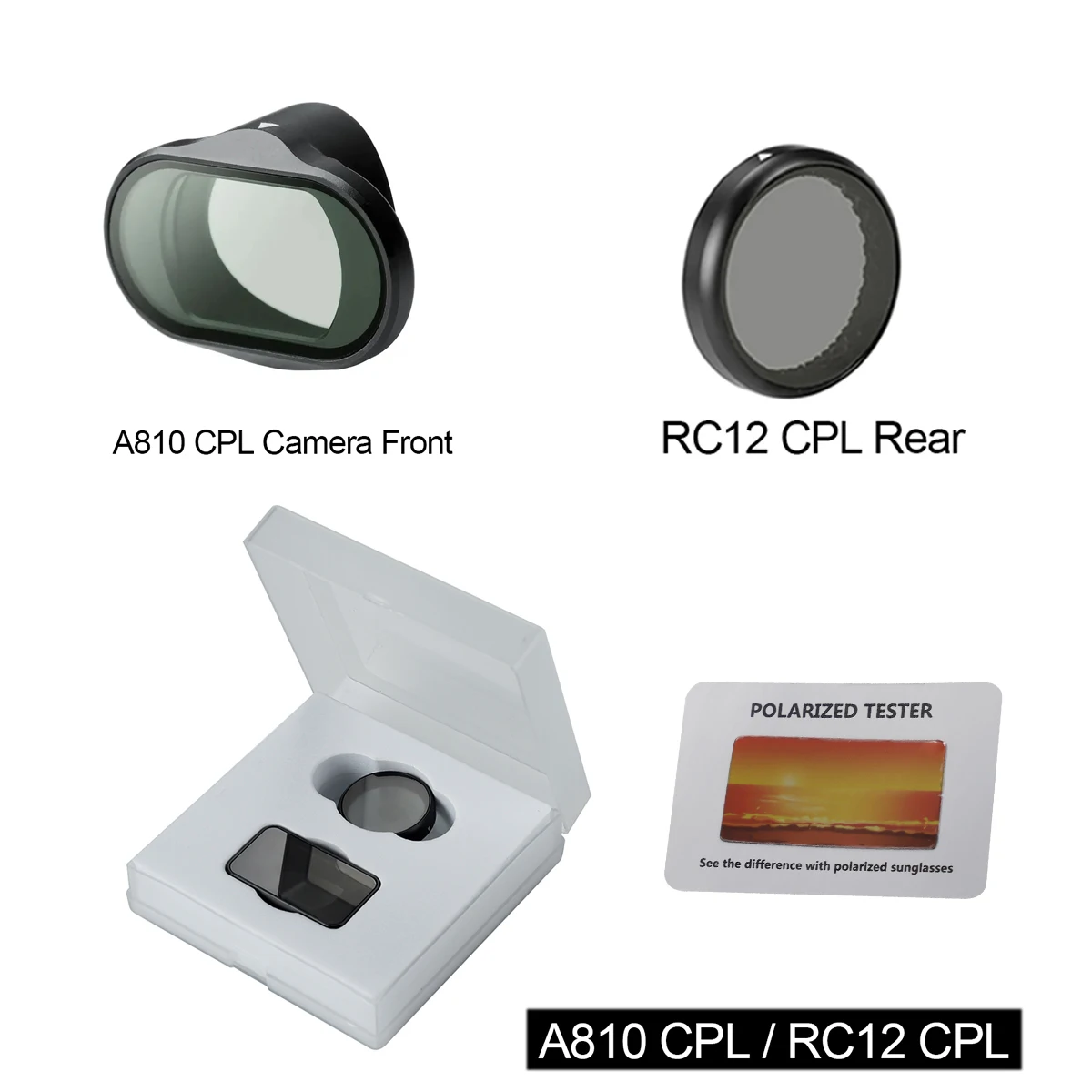 

Для 70mai A810 Фильтр CPL Только для 70mai A810 Фильтр CPL для 70mai RC12 Задний фильтр CPL камеры