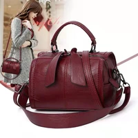 classic ladies fashion bag 2022 new simple soft leather one shoulder crossbody top portable decorative exquisite bow womens bag