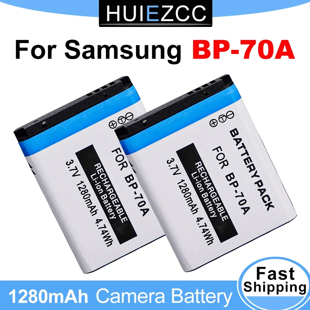 Батарея Huiezcc BP-70A 1280 мАч для Samsung