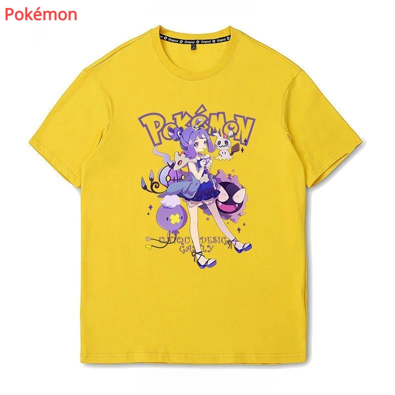 

Pokémon t-shirt cartoon animation peripheral short sleeve trend pure cotton Japanese student short sleeve parent-child outfit