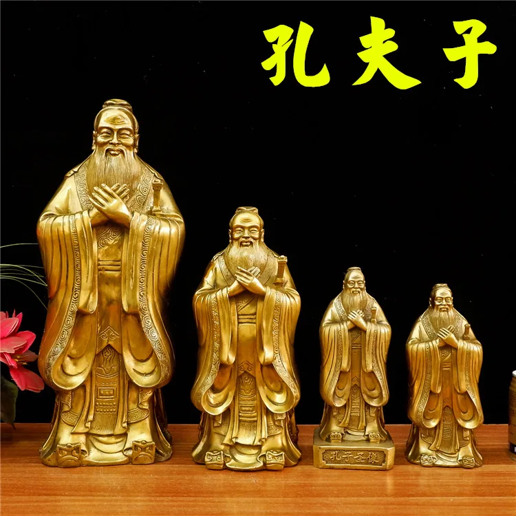 

Confucious Figure Ornaments Brass Confucius Brass Crafts Home Furnishings decorations decorations for home