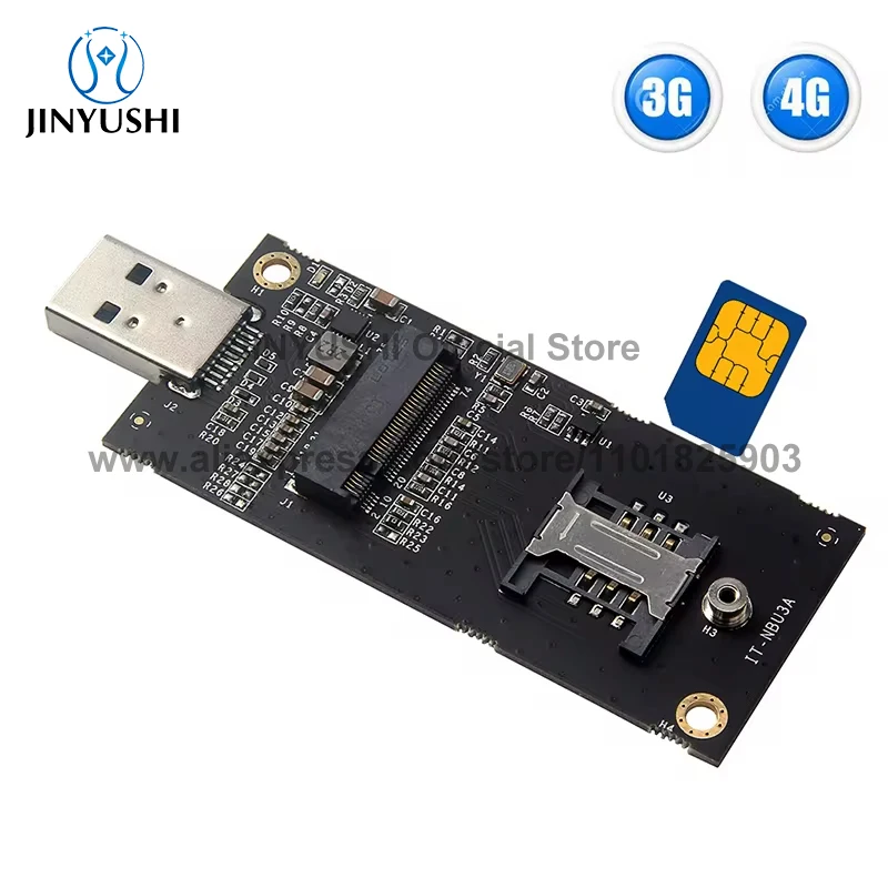 1 шт. адаптер NGFF — USB 3.0 со слотом для SIM-карты M.2 USB3.0 Карта передачи 4G LTE EM7565 EM06-E LN940
