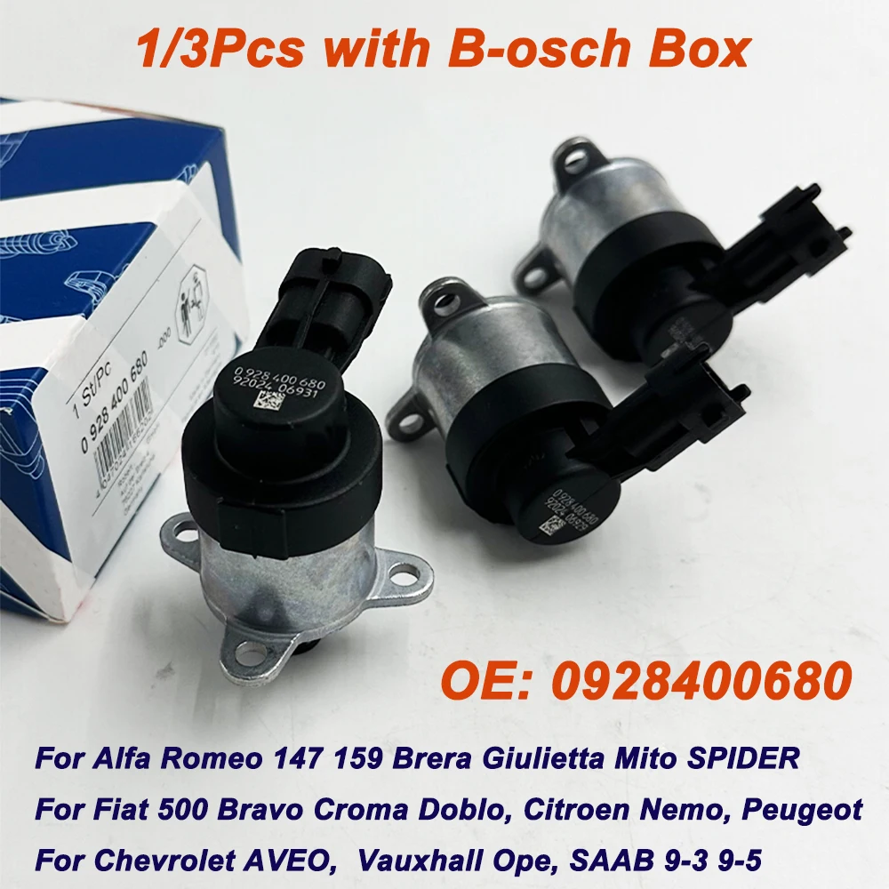 1/3 шт. регулятор давления топлива регулирующий клапан 0928400680 для модели 2 0 Alfa Romeo Fiat