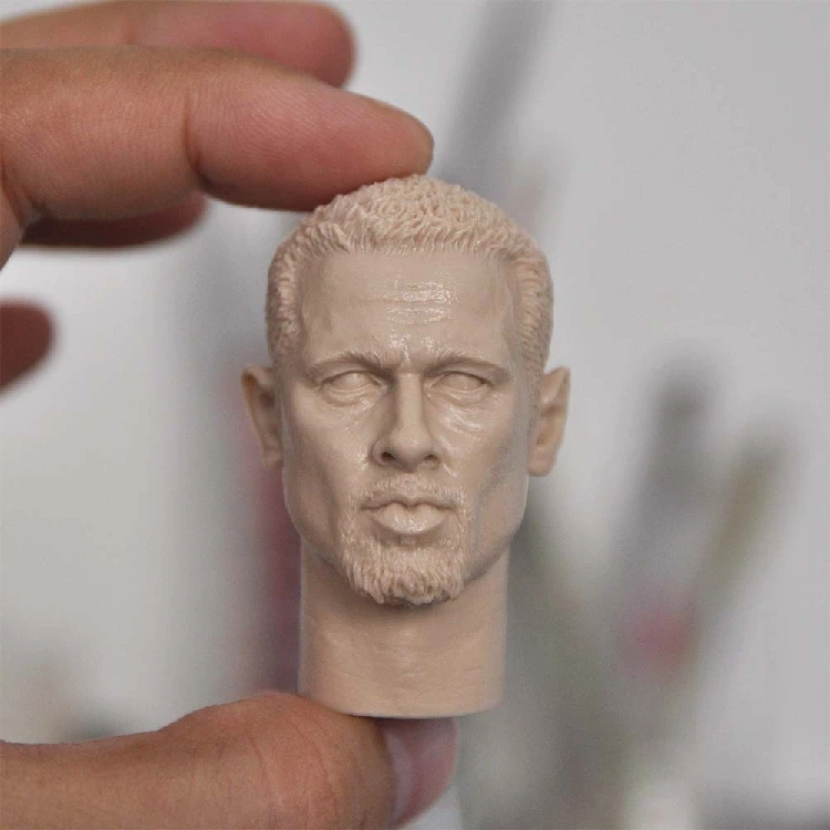 

1/6 Scale Brad Pitt Head Sculpt Model For 12 inch Action Figure Dolls Unpainted Head Sculpt No.815