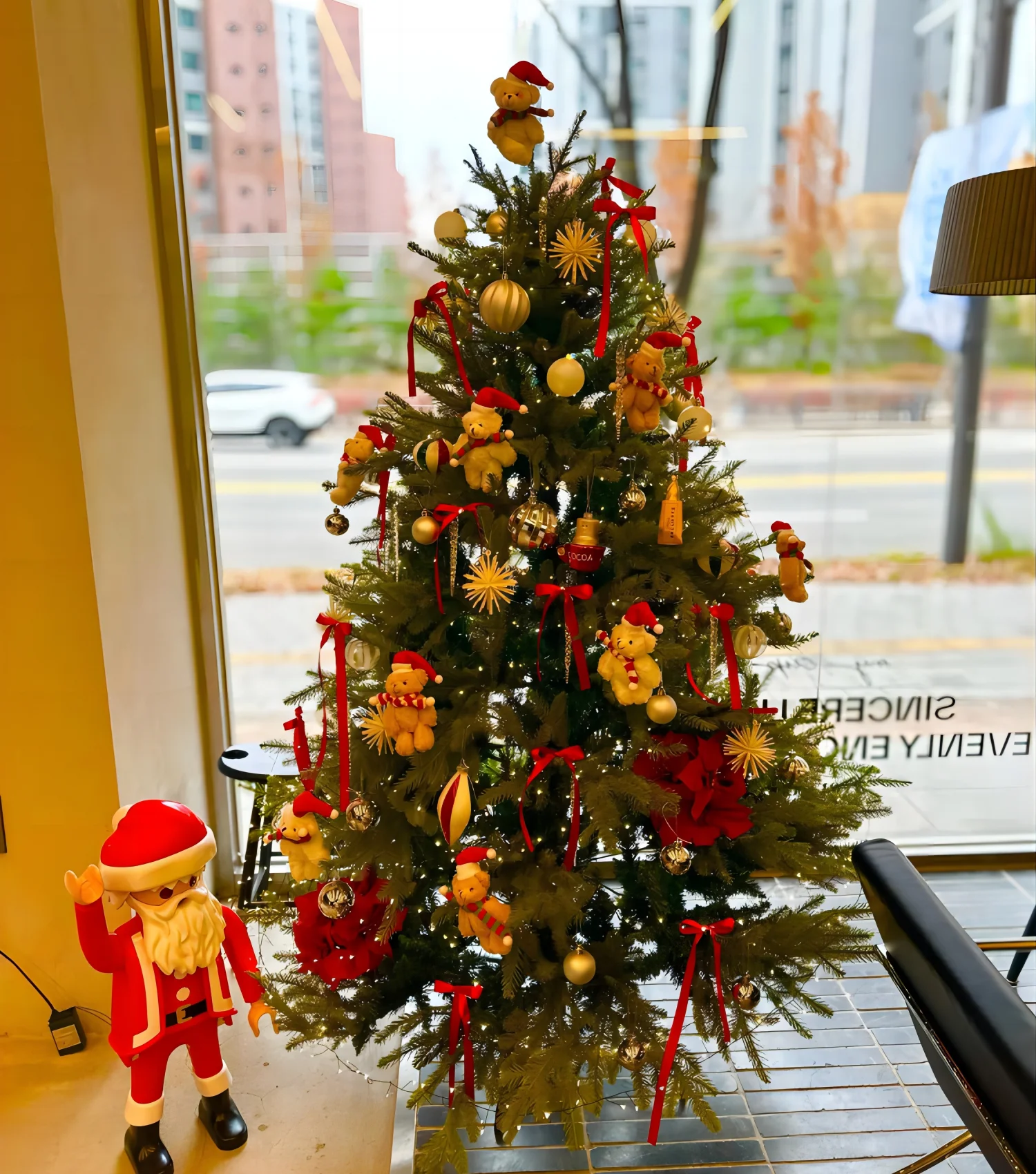 40/36/24/12 шт. рождественские плюшевые мишки подарок рождественский медведь подарки