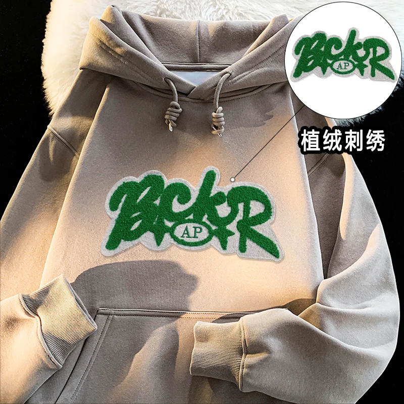 Американский фиолетовый новый пуловер с капюшоном для мужчин и женщин уличный