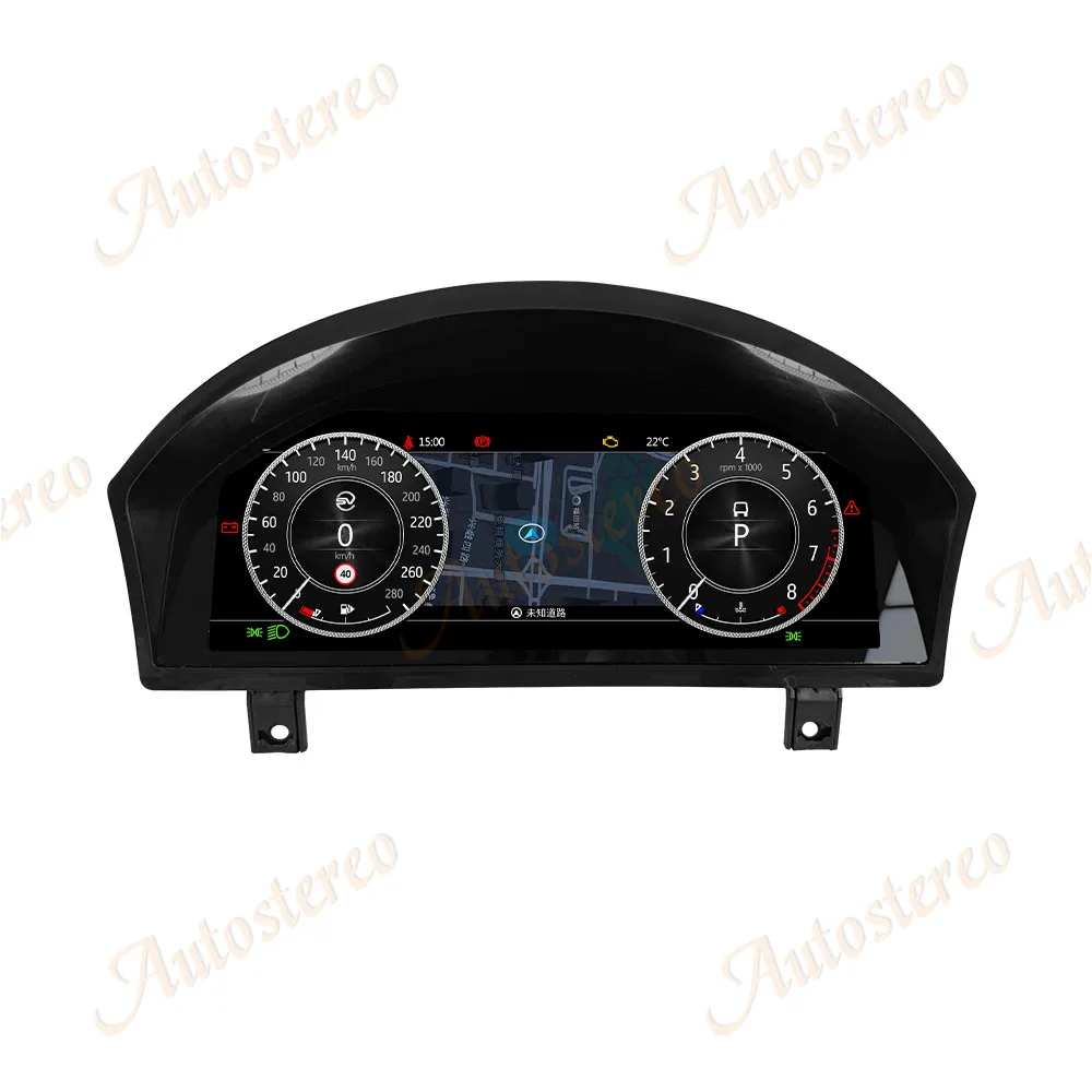 Фото Цифровая приборная панель (LCD-экран) для Land Rover Range Rover Sport L320 Discovery 3: виртуальный кокпит, автомобильный дисплей скорости и одометр №4