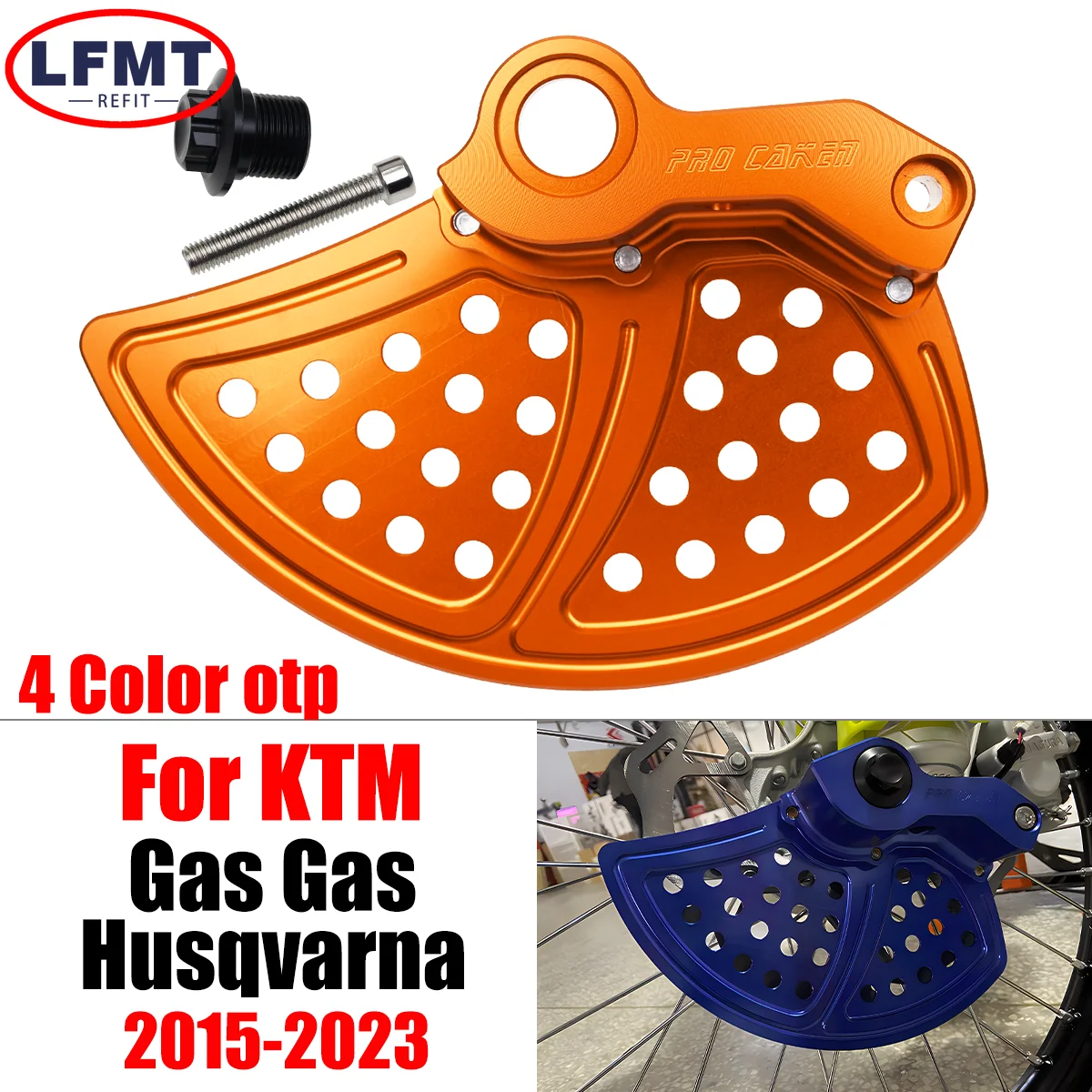 Защита переднего тормозного диска для мотоцикла KTM XC XCF SX SXF 2015 Husqvarna TE TX TC FE FX FEGas Gas