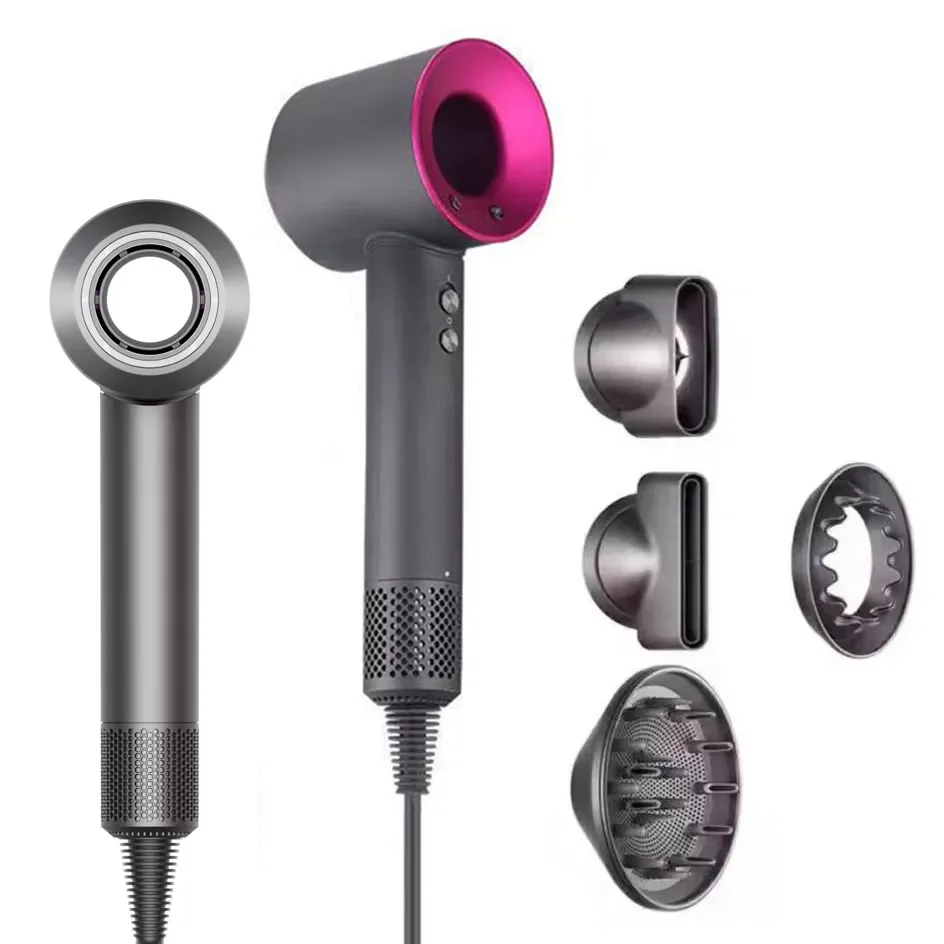 

Hair Dryer Negative Ion Salon Style Tool Case Bag Nozzles for Super Travel Women Men Powerful Portable Silent