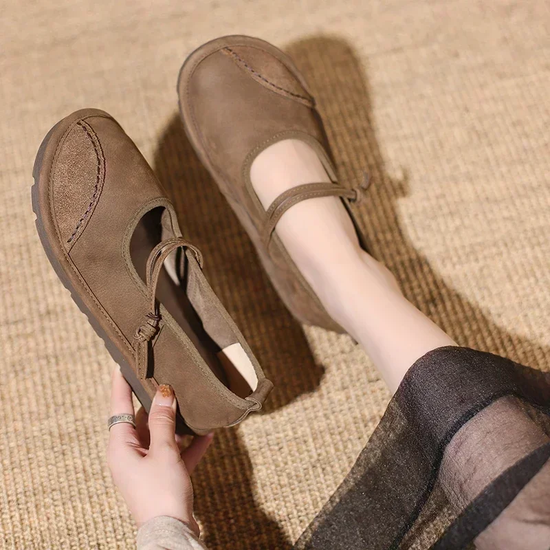 Женские лоферы в этническом стиле женская обувь на плоской подошве элегантные