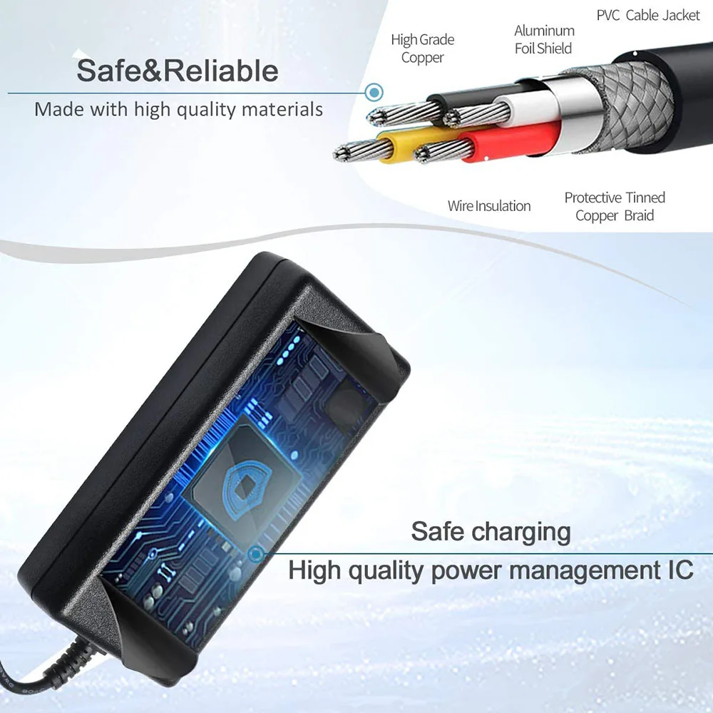 Электрическое зарядное устройство 24 В 3 А для Mini Chopper Sunl City Express Razor CC2420 E100 E125 E150 E175