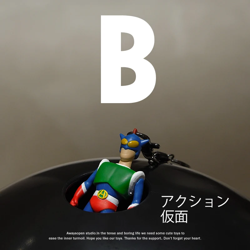 

Anime Action Kamen Monster Keychain Action Figure Toys Dolls Decoration Model Gifts for Kids